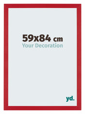 Mura MDF Photo Frame 59x84cm Red Front Size | Yourdecoration.com