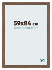 Mura MDF Photo Frame 59x84cm Walnut Dark Front Size | Yourdecoration.com