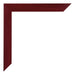 Mura MDF Photo Frame 59x84cm Wine Red Swept Detail Corner | Yourdecoration.com