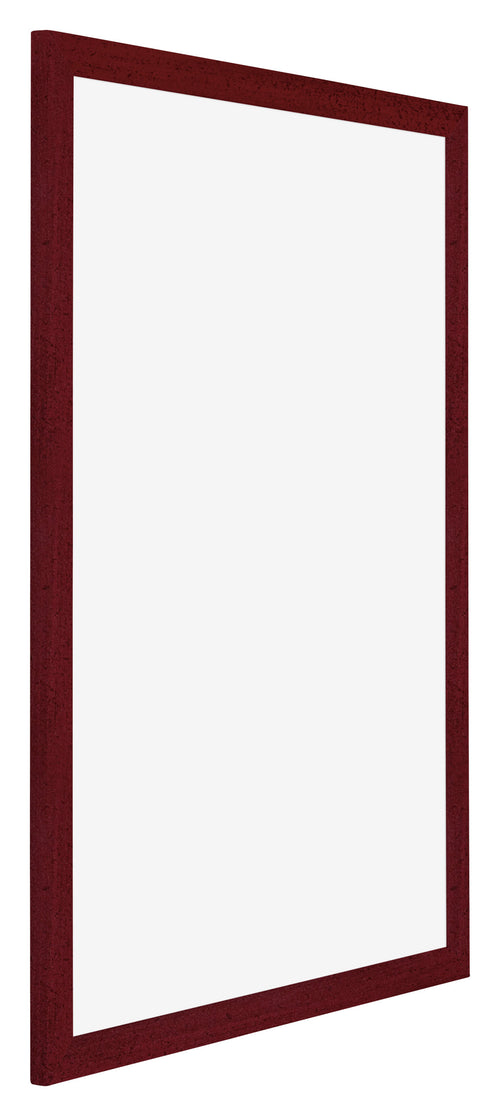 Mura MDF Photo Frame 59x84cm Wine Red Swept Front Oblique | Yourdecoration.com