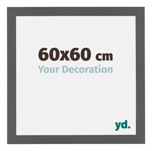 Mura MDF Photo Frame 60x60cm Anthracite Size | Yourdecoration.com