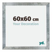 Mura MDF Photo Frame 60x60cm Iron Swept Front Size | Yourdecoration.com