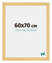 Mura MDF Photo Frame 60x70cm Beech Design Front Size | Yourdecoration.com