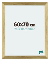 Mura MDF Photo Frame 60x70cm Gold Shiny Front Size | Yourdecoration.com