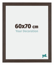 Mura MDF Photo Frame 60x70cm Oak Dark Front Size | Yourdecoration.com