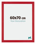 Mura MDF Photo Frame 60x70cm Red Front Size | Yourdecoration.com