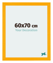 Mura MDF Photo Frame 60x70cm Yellow Front Size | Yourdecoration.com