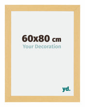 Mura MDF Photo Frame 60x80cm Beech Design Front Size | Yourdecoration.com