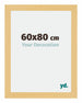 Mura MDF Photo Frame 60x80cm Beech Design Front Size | Yourdecoration.com