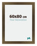 Mura MDF Photo Frame 60x80cm Bronze Design Front Size | Yourdecoration.com