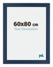 Mura MDF Photo Frame 60x80cm Dark Blue Swept Front Size | Yourdecoration.com