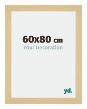 Mura MDF Photo Frame 60x80cm Maple Decor Front Size | Yourdecoration.com