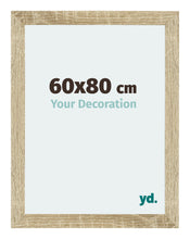 Mura MDF Photo Frame 60x80cm Sonoma Oak Front Size | Yourdecoration.com