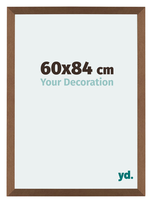 Mura MDF Photo Frame 60x84cm Copper Design Front Size | Yourdecoration.com