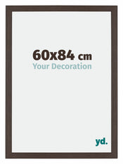 Mura MDF Photo Frame 60x84cm Oak Dark Front Size | Yourdecoration.com