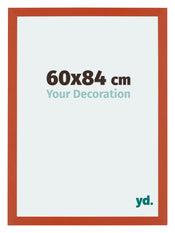 Mura MDF Photo Frame 60x84cm Orange Front Size | Yourdecoration.com