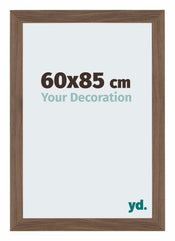 Mura MDF Photo Frame 60x85cm Walnut Dark Front Size | Yourdecoration.com