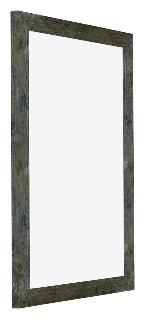 Mura MDF Photo Frame 60x90cm Blue Gold Melange Front Oblique | Yourdecoration.com