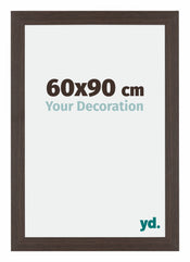 Mura MDF Photo Frame 60x90cm Oak Dark Front Size | Yourdecoration.com