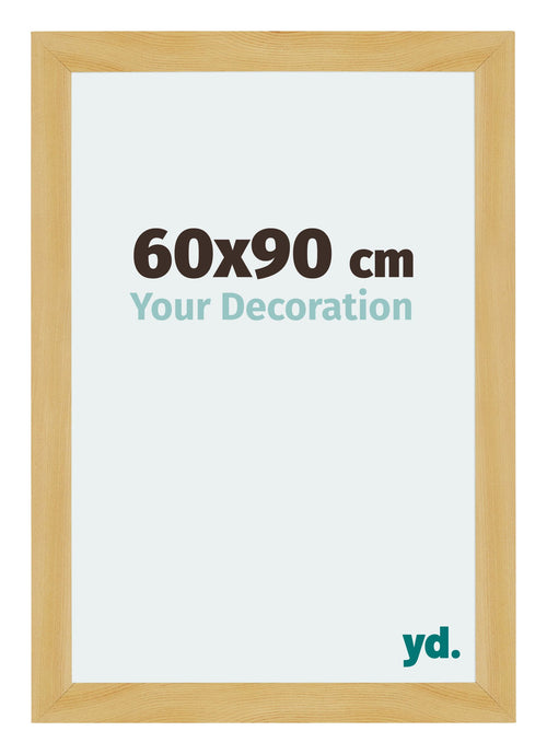 Mura MDF Photo Frame 60x90cm Pine Design Front Size | Yourdecoration.com