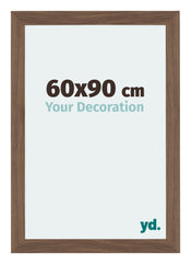 Mura MDF Photo Frame 60x90cm Walnut Dark Front Size | Yourdecoration.com