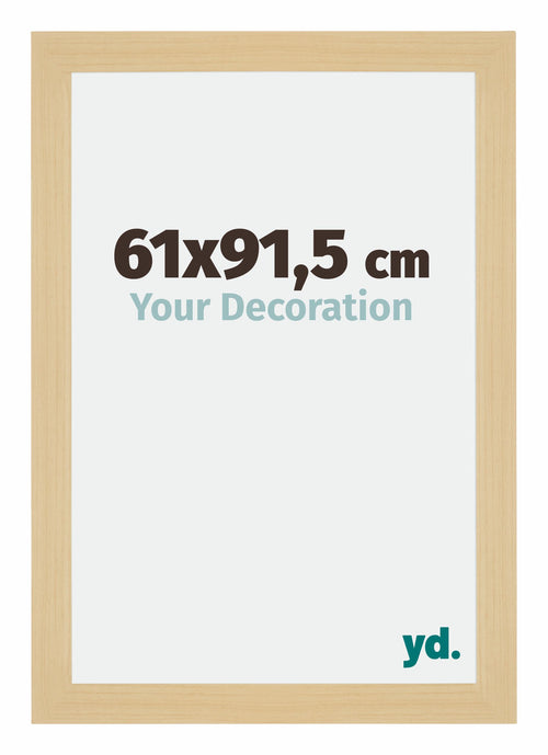 Mura MDF Photo Frame 61x91 5cm Maple Decor Front Size | Yourdecoration.com