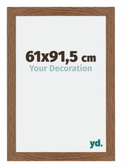 Mura MDF Photo Frame 61x91 5cm Oak Rustic Front Size | Yourdecoration.com