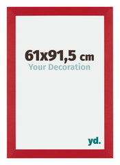 Mura MDF Photo Frame 61x91 5cm Red Front Size | Yourdecoration.com