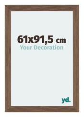 Mura MDF Photo Frame 61x91 5cm Walnut Dark Front Size | Yourdecoration.com