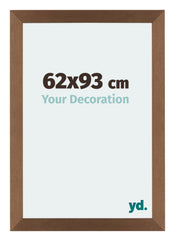 Mura MDF Photo Frame 62x93cm Copper Design Front Size | Yourdecoration.com