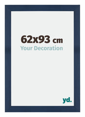 Mura MDF Photo Frame 62x93cm Dark Blue Swept Front Size | Yourdecoration.com