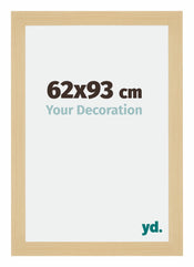 Mura MDF Photo Frame 62x93cm Maple Decor Front Size | Yourdecoration.com