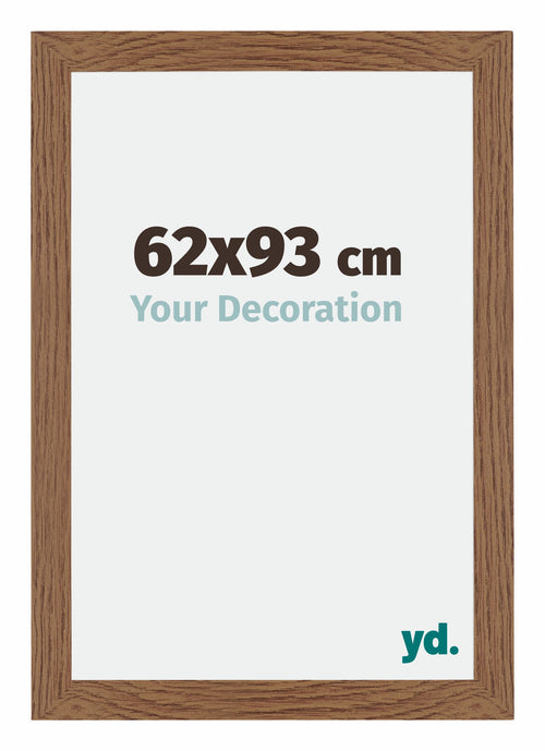 Mura MDF Photo Frame 62x93cm Oak Rustic Front Size | Yourdecoration.com