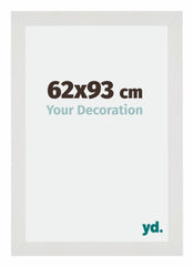 Mura MDF Photo Frame 62x93cm White Matte Front Size | Yourdecoration.com