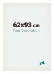 Mura MDF Photo Frame 62x93cm White Wiped Front Size | Yourdecoration.com