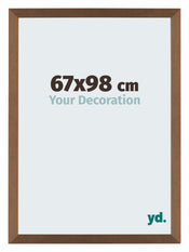 Mura MDF Photo Frame 67x98cm Copper Design Front Size | Yourdecoration.com