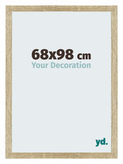 Mura MDF Photo Frame 68x98cm Sonoma Oak Front Size | Yourdecoration.com