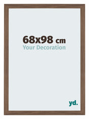 Mura MDF Photo Frame 68x98cm Walnut Dark Front Size | Yourdecoration.com