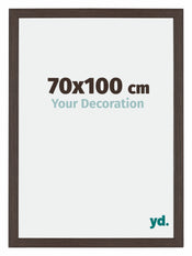 Mura MDF Photo Frame 70x100cm Oak Dark Front Size | Yourdecoration.com