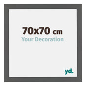 Mura MDF Photo Frame 70x70cm Anthracite Size | Yourdecoration.com