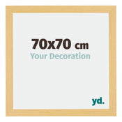 Mura MDF Photo Frame 70x70cm Beech Design Front Size | Yourdecoration.com