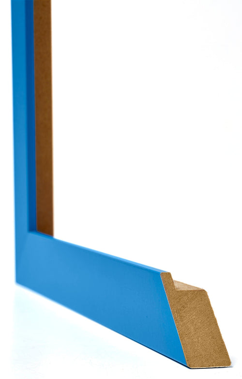 Mura MDF Photo Frame 70x70cm Bright Blue Detail Intersection | Yourdecoration.com