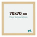 Mura MDF Photo Frame 70x70cm Maple Decor Front Size | Yourdecoration.com