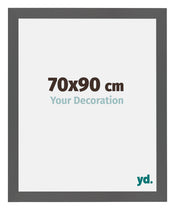 Mura MDF Photo Frame 70x90cm Anthracite Size | Yourdecoration.com