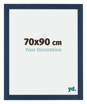 Mura MDF Photo Frame 70x90cm Dark Blue Swept Front Size | Yourdecoration.com