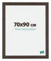 Mura MDF Photo Frame 70x90cm Oak Dark Front Size | Yourdecoration.com