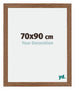 Mura MDF Photo Frame 70x90cm Oak Rustic Front Size | Yourdecoration.com