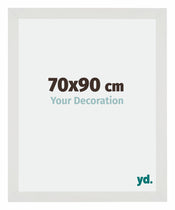 Mura MDF Photo Frame 70x90cm White Matte Front Size | Yourdecoration.com