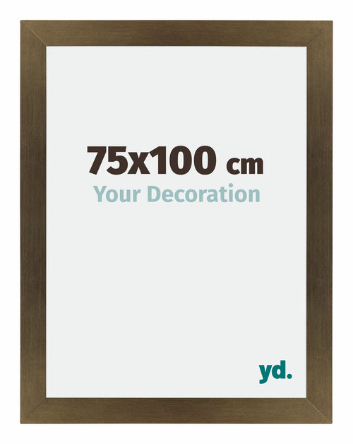 Mura MDF Photo Frame 75x100cm Bronze Design Front Size | Yourdecoration.com