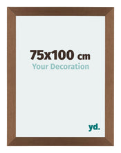 Mura MDF Photo Frame 75x100cm Copper Design Front Size | Yourdecoration.com